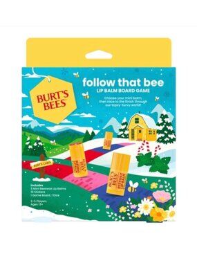 Burt's Bees Holiday Limited Edition Follow that Bee Board Game Lip Balm Gift Set